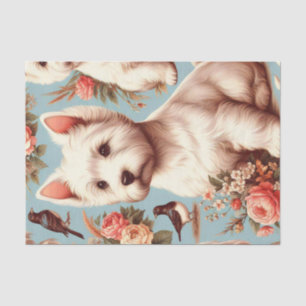 Vintage Cute West Highland White Terrier Tissue Paper