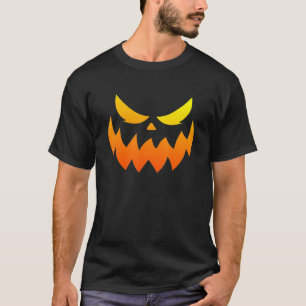 Vintage Cutest Orange Jack O Lanterns Pumpkin Face T-Shirt