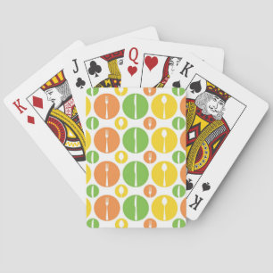 Vintage Cutlery Pattern Playing Cards