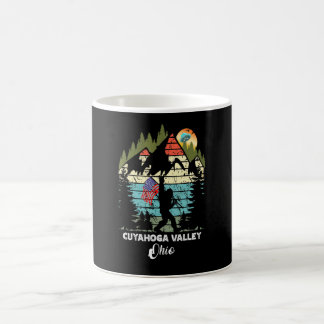 Vintage Cuyahoga Valley Hiking Trail Retro 80s Coffee Mug