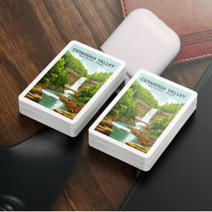 Vintage Cuyahoga Valley National Park Playing Cards