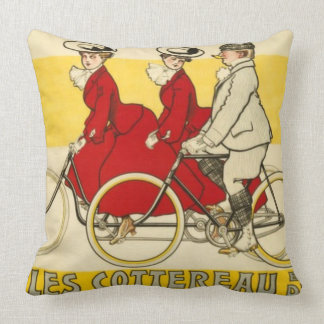 Vintage Cycles Cottereau by René Vincent Cushion