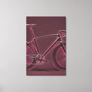 vintage cycling gift for cyclists canvas print