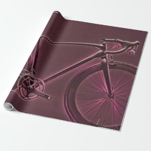 vintage cycling gift for cyclists wrapping paper