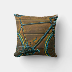 Vintage cycling gifts   mountain bike gifts cushion