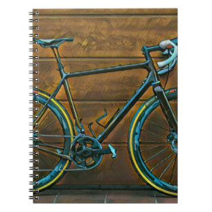 Vintage cycling gifts mountain bike gifts notebook