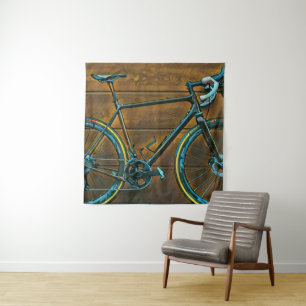 Vintage cycling gifts mountain bike gifts tapestry