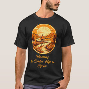 Vintage Cycling Nostalgia Retro Sunset Race T-Shirt