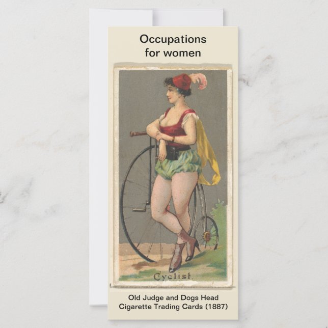 Vintage cyclist card (Front)
