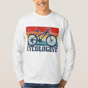 Vintage Cycologist Mountain Bike MTB Cycling Funny T-Shirt