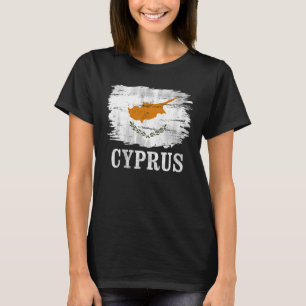 Vintage Cyprus Flag For Cypriot T-Shirt
