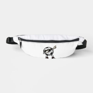 Vintage Dabbing Soccer Ball Shirt Design (2)_1 Bum Bags