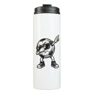 Vintage Dabbing Soccer Ball Shirt Design (2)_1 Thermal Tumbler