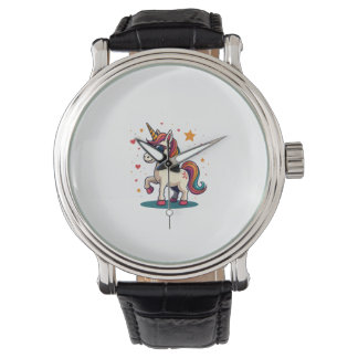 Vintage Dabbing Unicorn Rainbow Sunglasses Retro C Watch