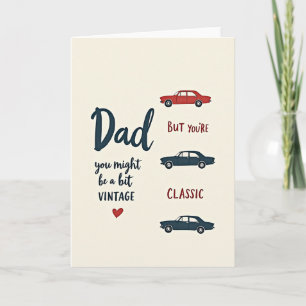 Vintage Dad Birthday Card