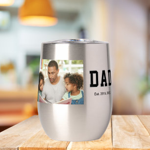 Vintage Dad Established Gift Photo