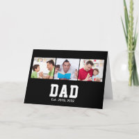 Vintage Dad Established Gift Text 3 Photo