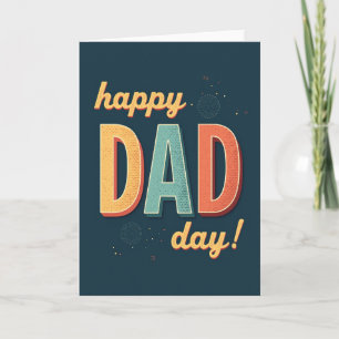 Vintage Dad Illustration Card