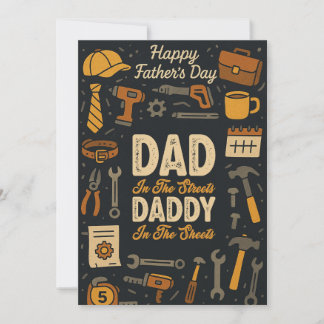 Vintage Dad In the Sheets Daddy Fathers Day Gifts Invitation