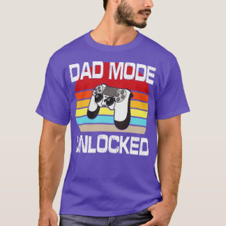 Vintage Dad Mode Unlocked Happy To Me You Daddy Fa T-Shirt