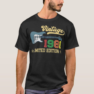 Vintage dad since 1981 shirt for dad grandpa