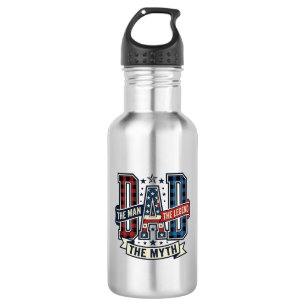 Vintage DAD The Man The Myth The Legend Shirt Desi 532 Ml Water Bottle