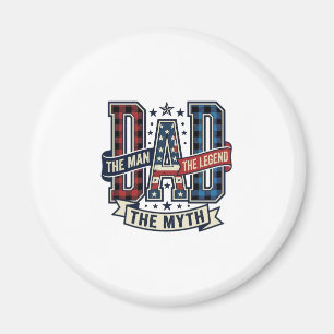 Vintage DAD The Man The Myth The Legend Shirt Desi Magnet