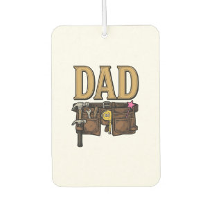 Vintage Dad Tool Belt Fathers Day Car Air Freshener