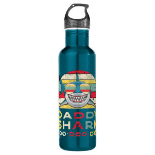 Vintage Daddy Shark "Doo Doo Doo" 710 Ml Water Bottle