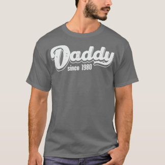 Vintage Daddy Since 1980 T-Shirt