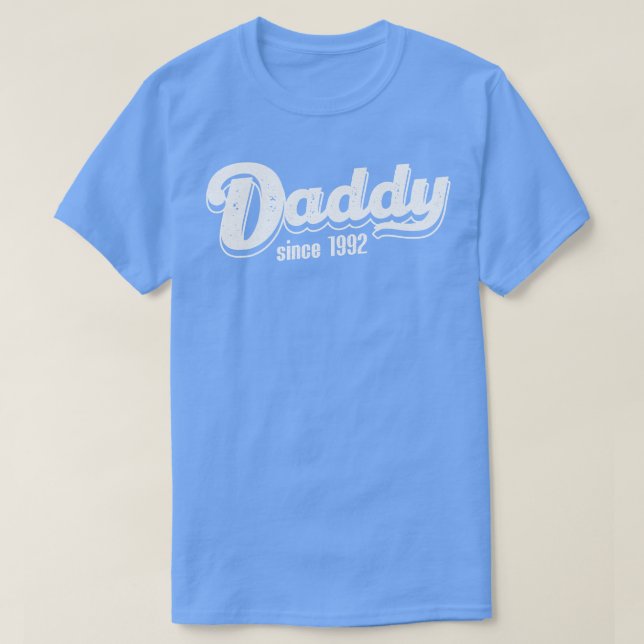 Vintage Daddy Since 1992 T-Shirt (Design Front)