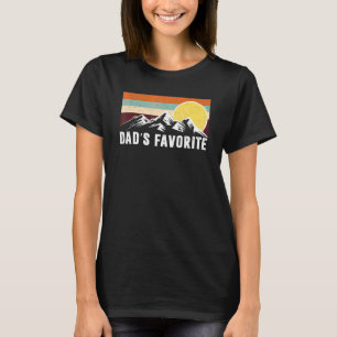 Vintage Dad's Favourite Son Or Daughter  Father's  T-Shirt