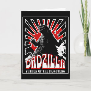 Vintage Dadzilla Father Of The Monsters Fathers Da Card