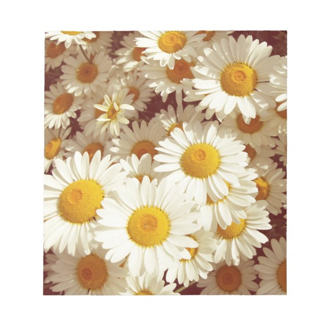 Vintage daisies notepad (Front)