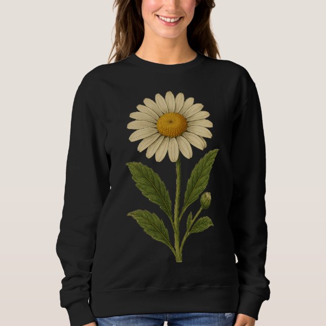 Vintage Daisy Basic sweatshirt (Front)