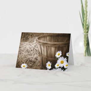 Vintage Daisy Card