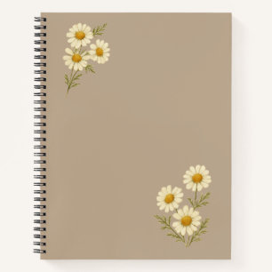 Vintage Daisy Notebook   Back to School Buddies