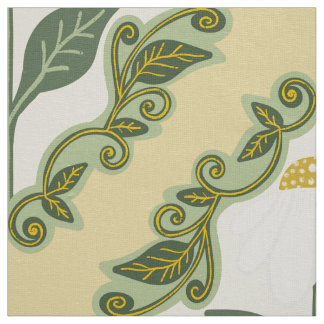 Vintage Daisy Vine Fabric