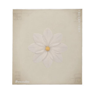 Vintage Daisy Wildflower Personal ScrapbookPaper Notepad
