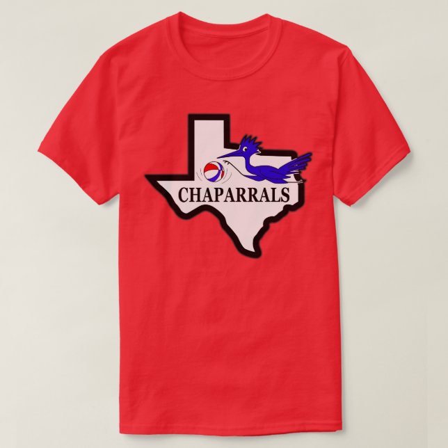 Vintage Dallas Chaparrals Basketball 1973 TShirt (Design Front)