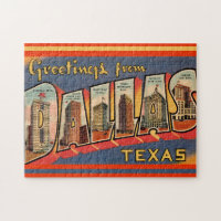 Vintage Dallas Texas Postcard