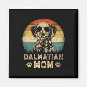 Vintage Dalmatian Mum Dog Lovers Mother's Day  Magnet