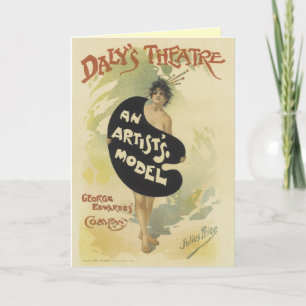 Vintage Daly's Theater Greeting Card