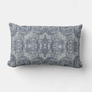 Vintage Damask Floral Pattern Light Blue - Pillow