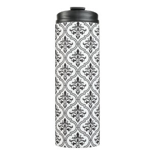 Vintage damask pattern seamless design. thermal tumbler