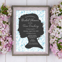 Vintage Damask Regency Era Bridal Shower  