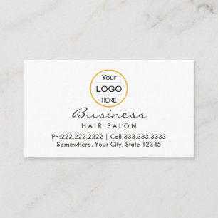 Vintage Damask Salon: Hair Stylist Appointment Card