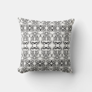 Vintage damask vintage baroque ornament. retro cushion