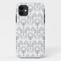 Vintage Damasks Wallpaper - black + your backgr.