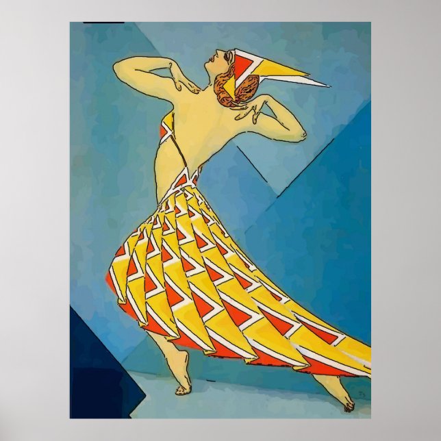 Vintage Dancer Poster (Front)